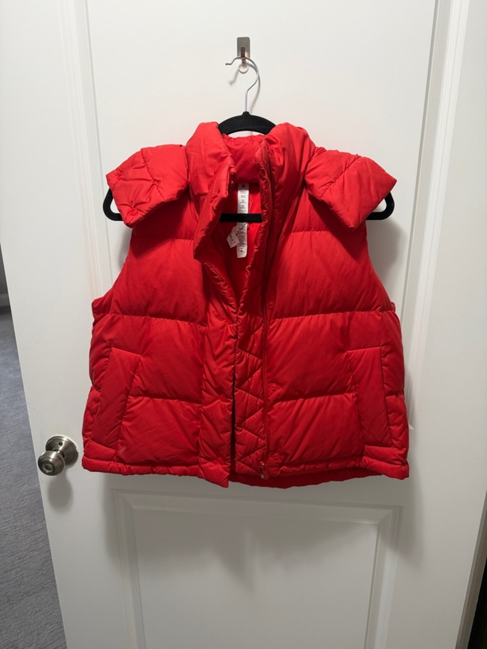 Lululemon Wunder Puffer Cropped Red Vest